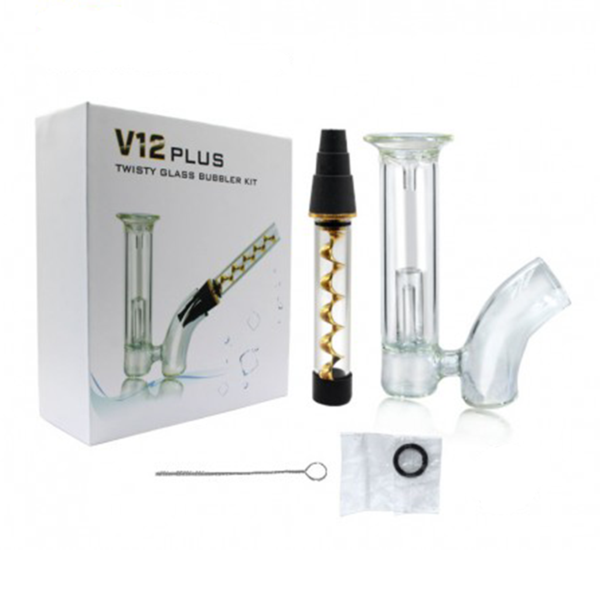 V12 PLUS TWISTY GLASS BLUNT BUBBLER KIT